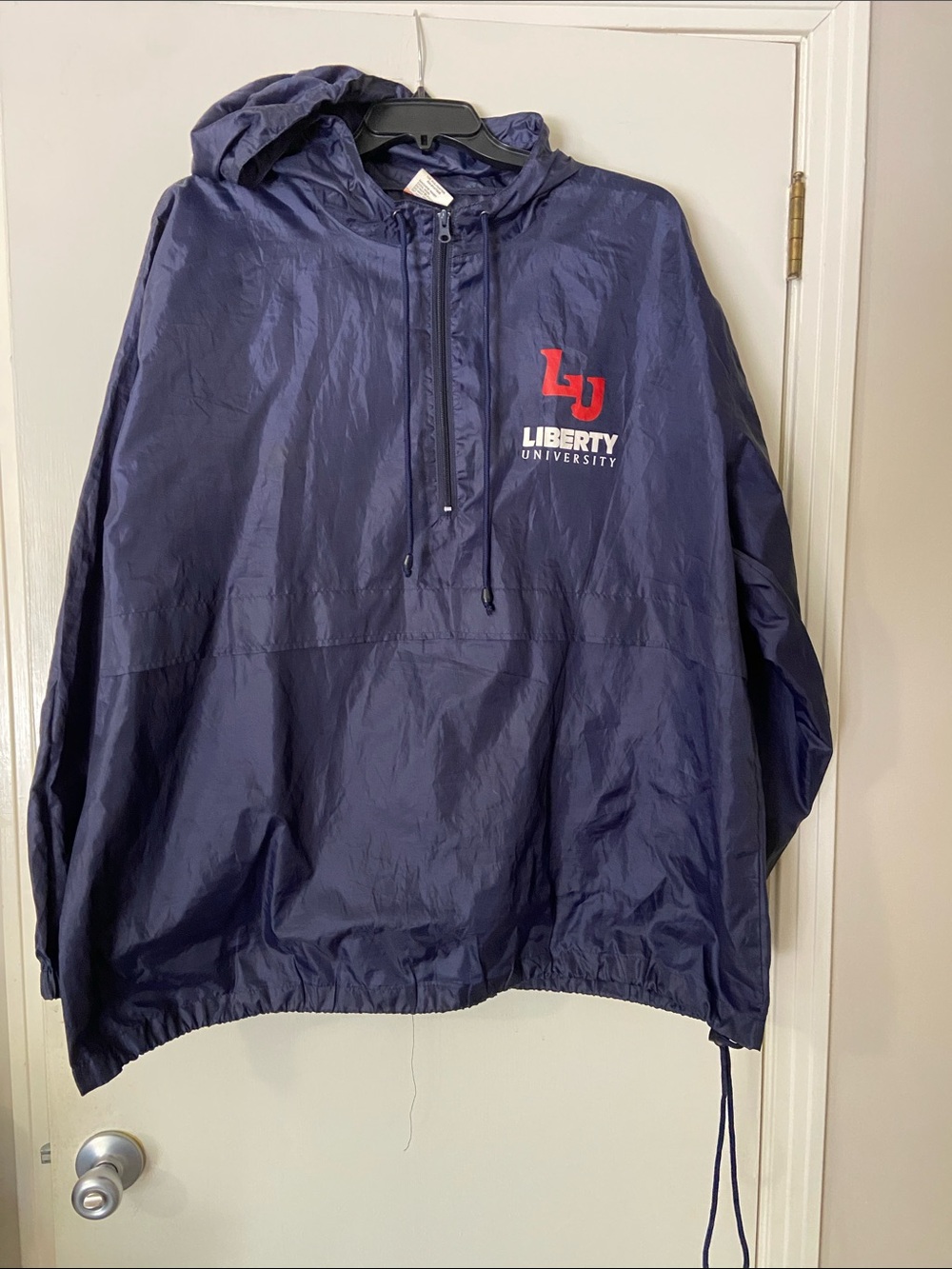 Pull over rain jacket
